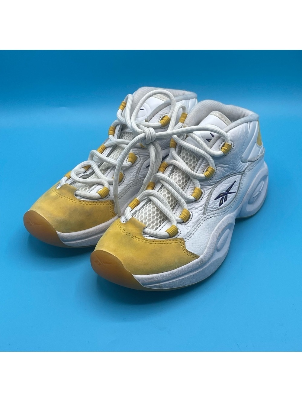 Reebok Question Mid "Yellow Toe" - Picture 4 of 4